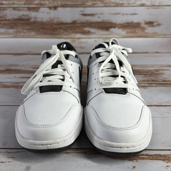 Nike Full Force Low Shoes Kids - white/black-pewter FV5929-101 Size 6 - Picture 1 of 6